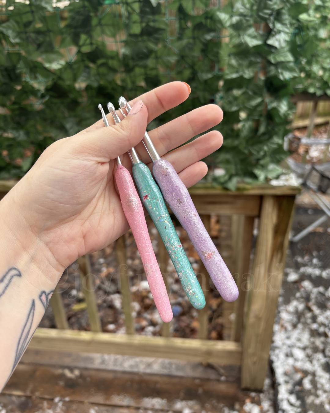 Hand Painted Crochet Hook