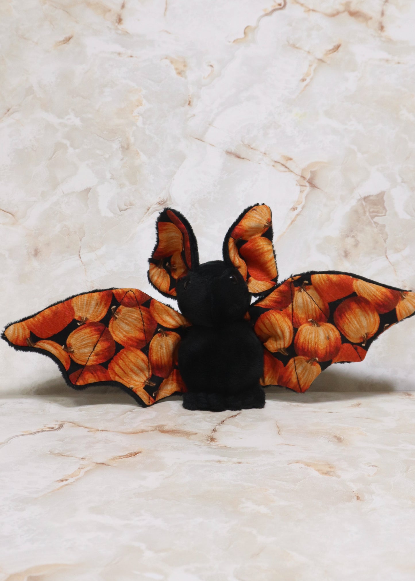 Pumpkin Stuffed Plush Bat