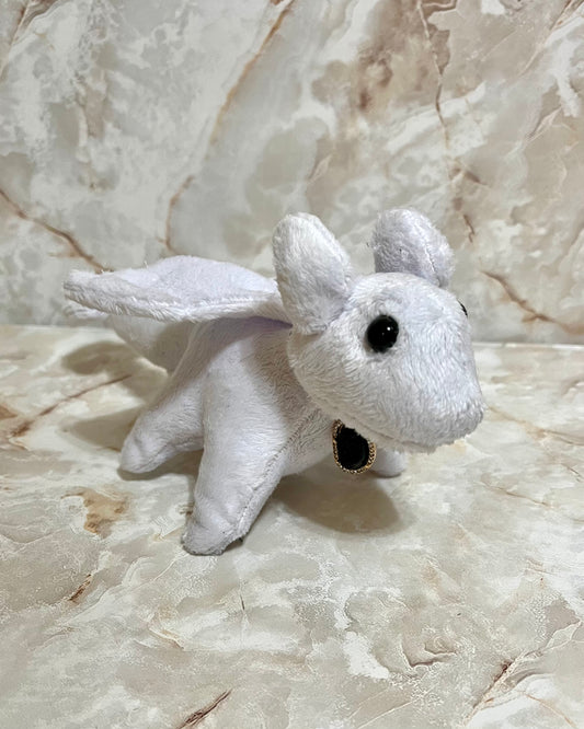 White Mini Dragon Plushie