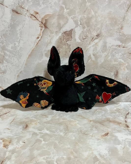 Inked Stuffed Plush Bat