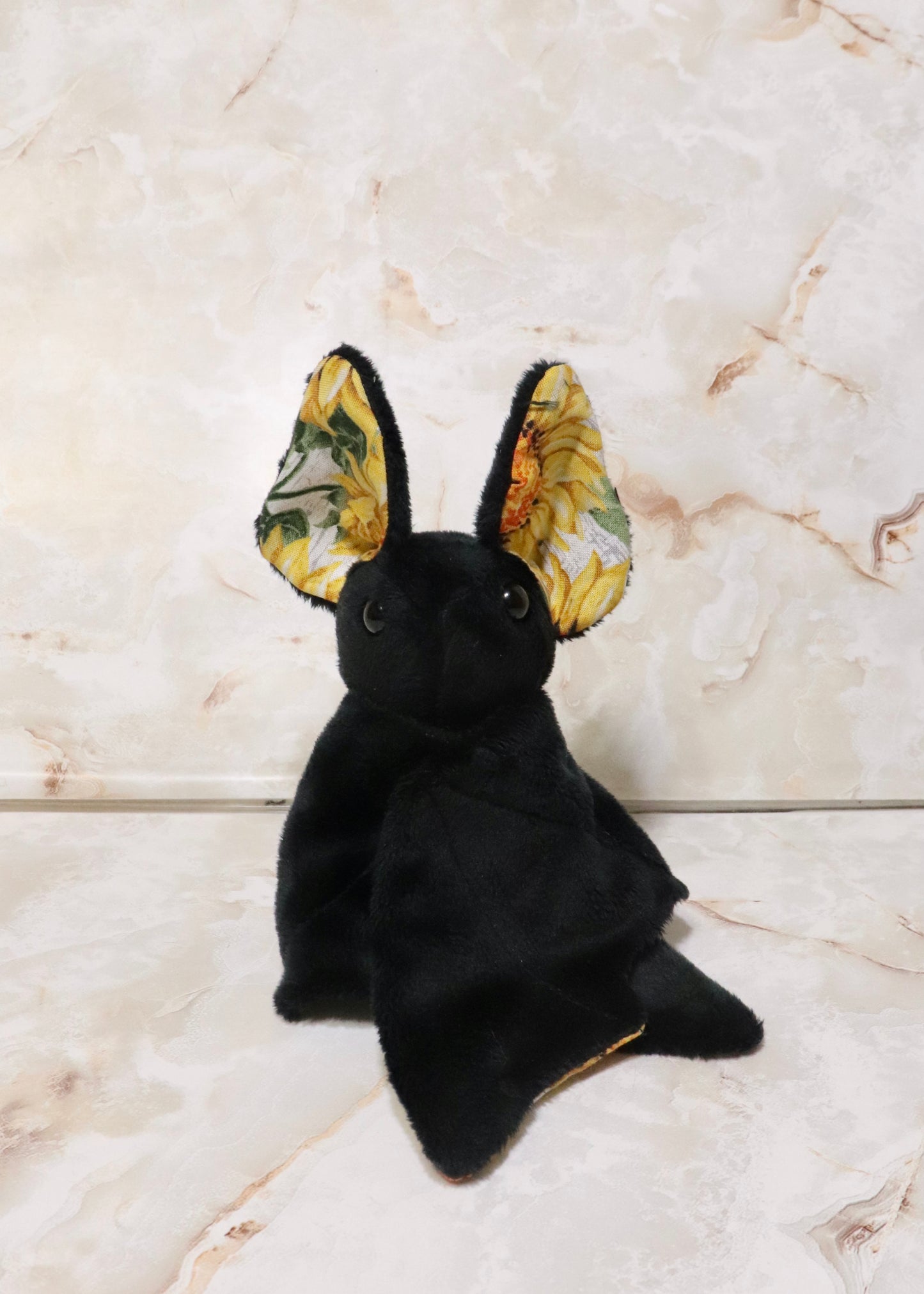 Sunflower Stuffed Plush Bat