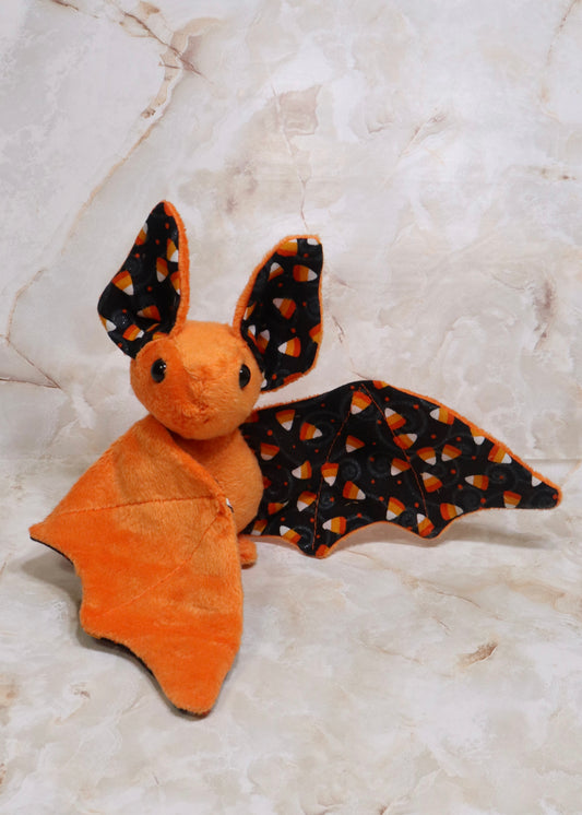 Candy Corn Stuffed Plush Bat