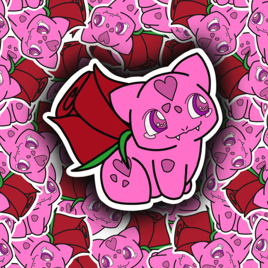 Valentine’s Day Bulbasaur Stickers