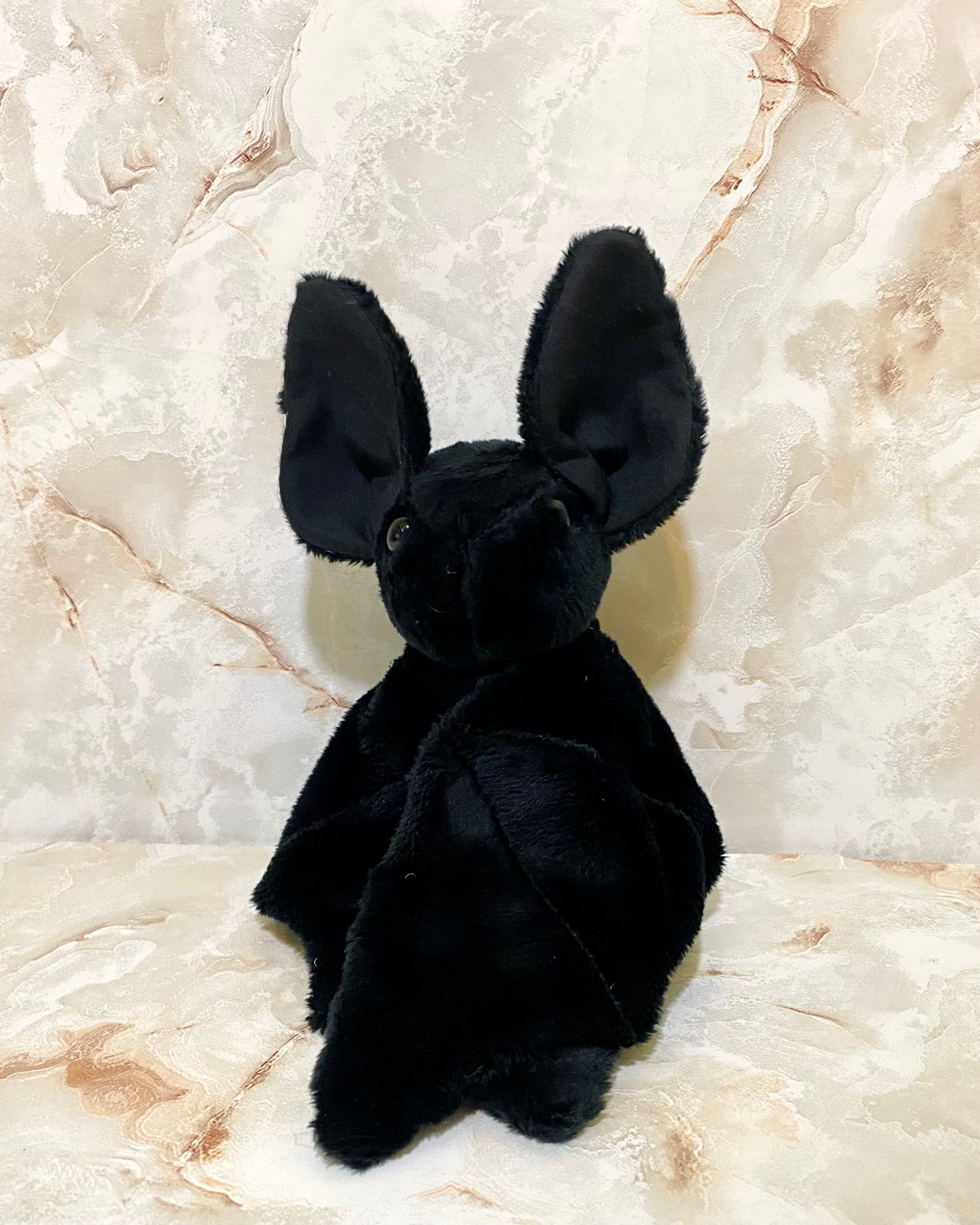 Black Stuffed Plush Bat