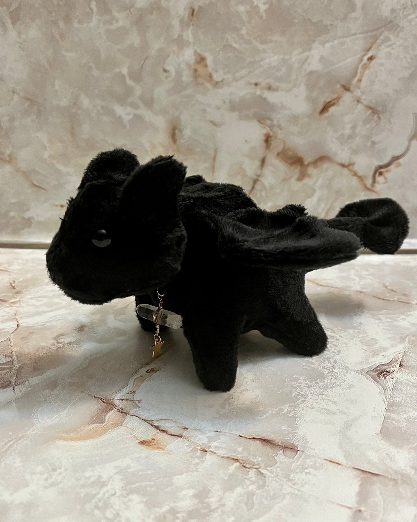Black Mini Dragon Plushie