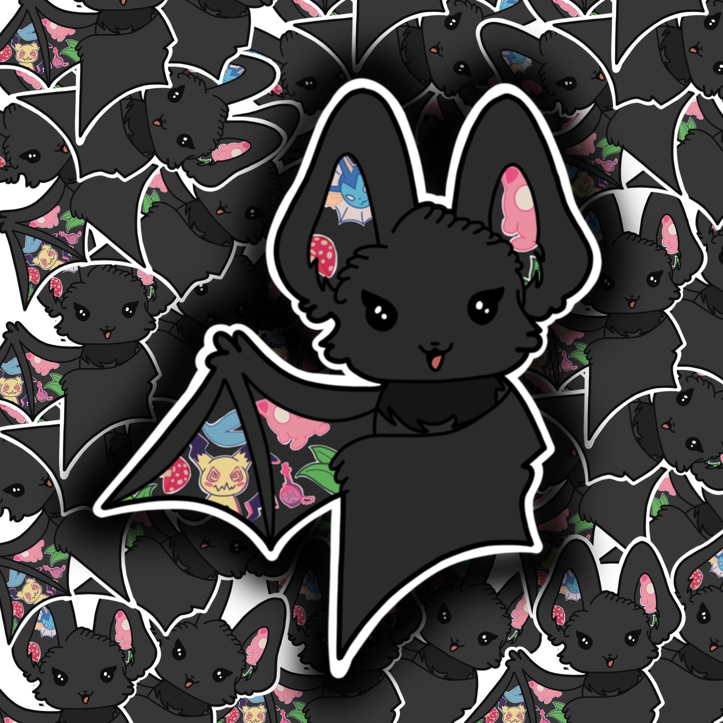 Spooky Pokémon Bat Sticker