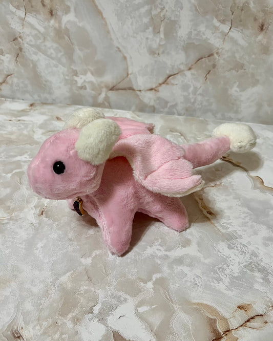 Pink Mini Dragon Plushie